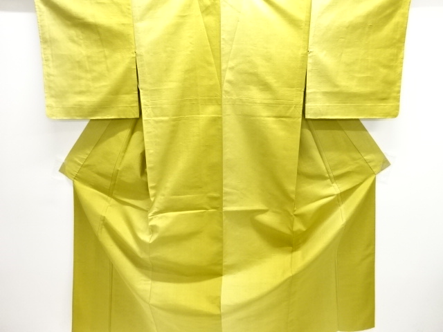 JAPANESE KIMONO / UNUSED HITOE FUSHI TSUMUGI 